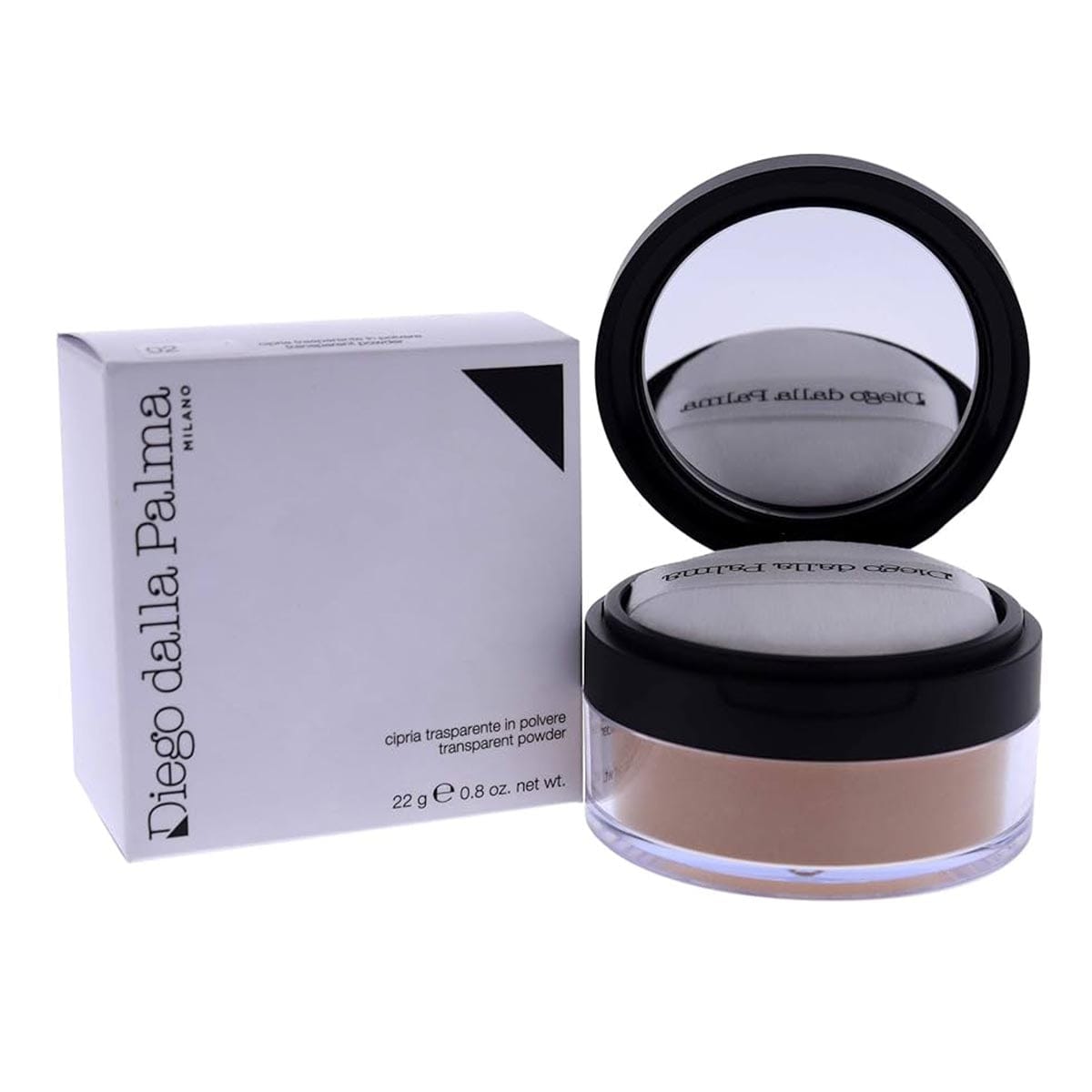 Jag Couture London - New York Diego Dalla Palma Transparent Polvos Compactos N02 Dark Skin 1un