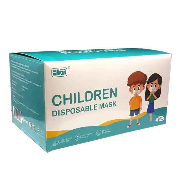 Jag Couture London - New York Disposable Blue Kids Face Masks 50 units