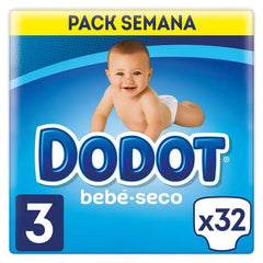 Jag Couture London - New York Dodot Baby-Dry Diapers Size 3, 32 Diapers