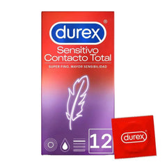 Jag Couture London - New York Durex Sensitivo Contacto Total 12 Preservativos