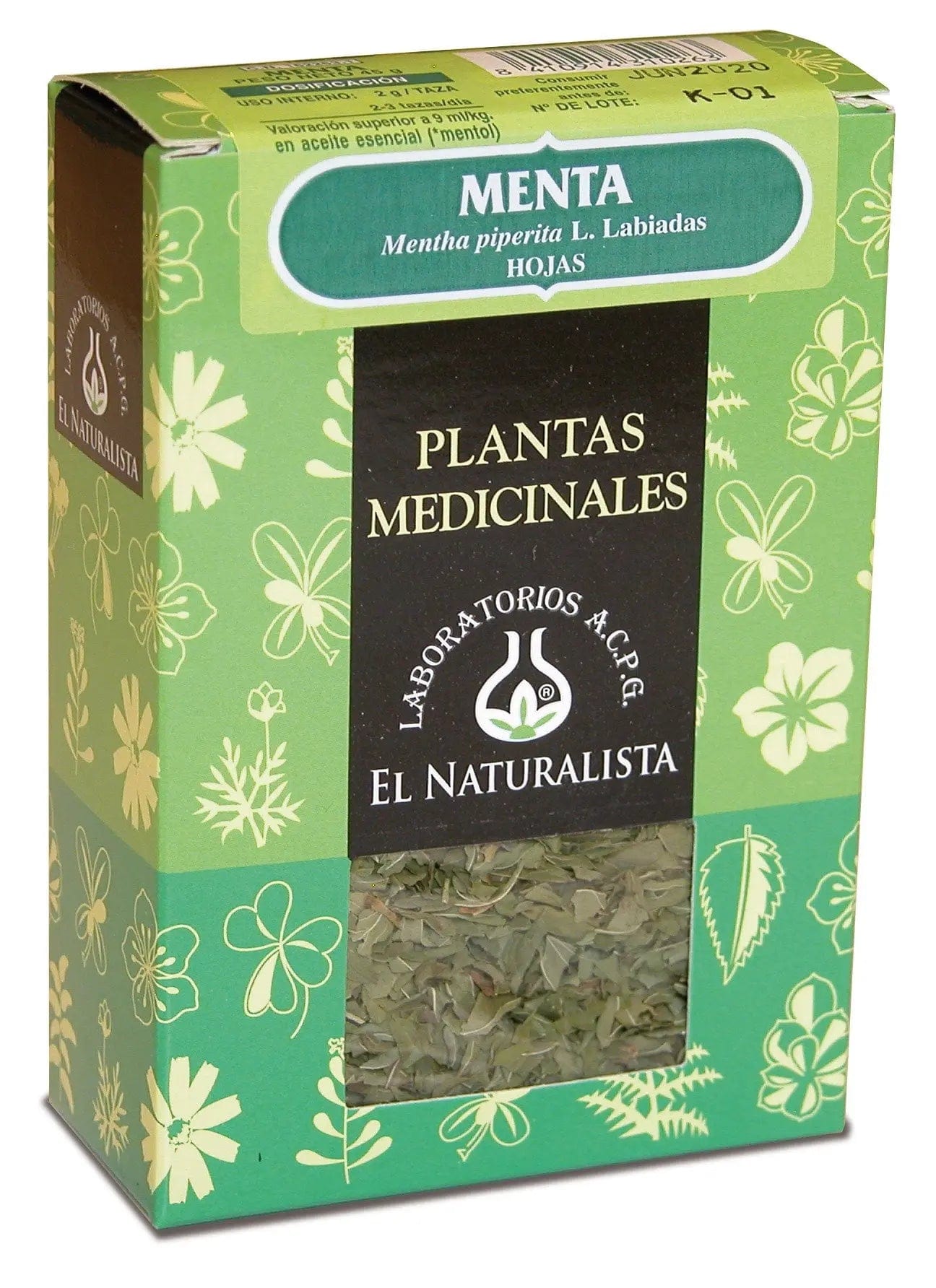 Jag Couture London - New York El Natural Menta Piperita 45g Trociscos