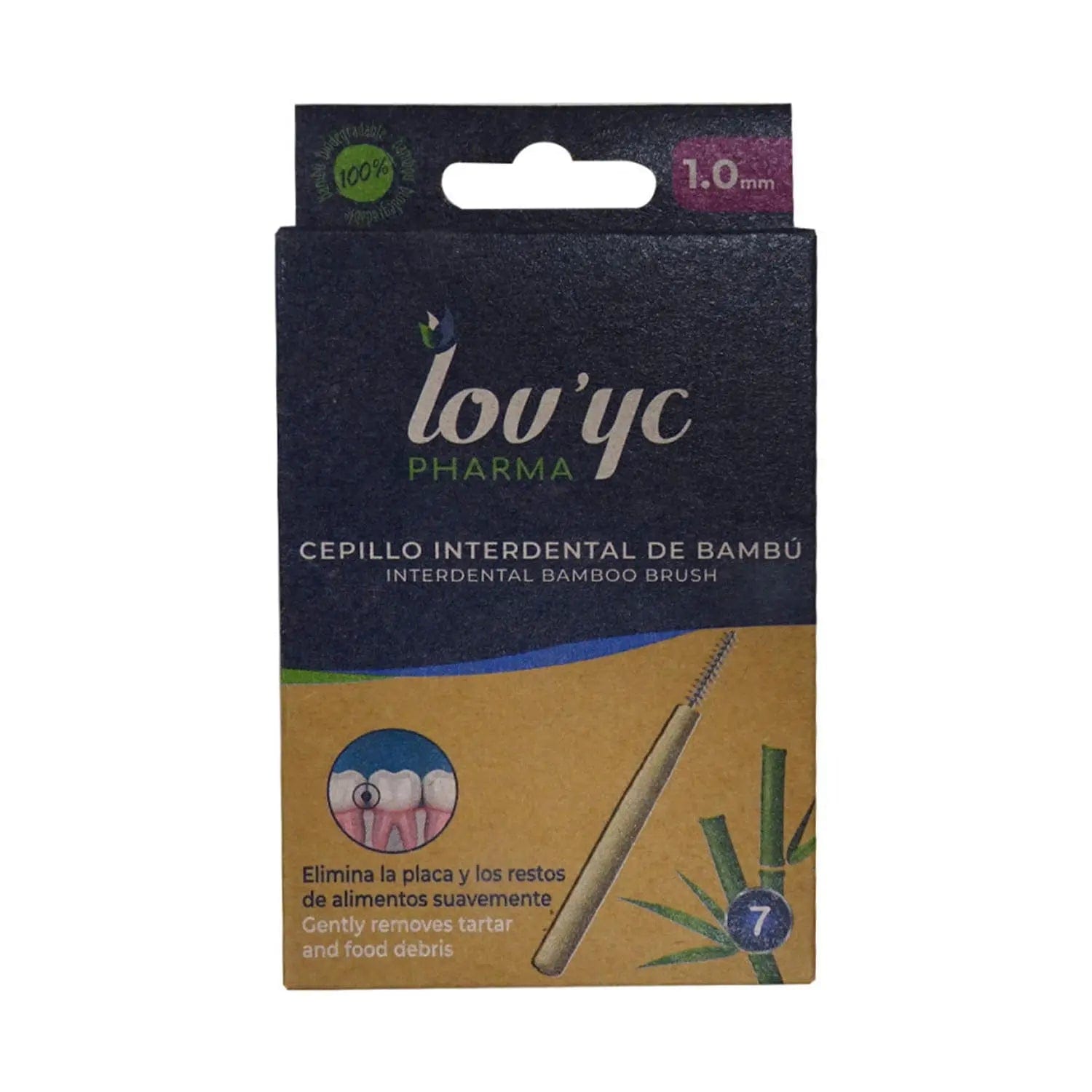 Jag Couture London - New York Elie Saab Lovyc Bambu Cepillo Interdental Caja 1un