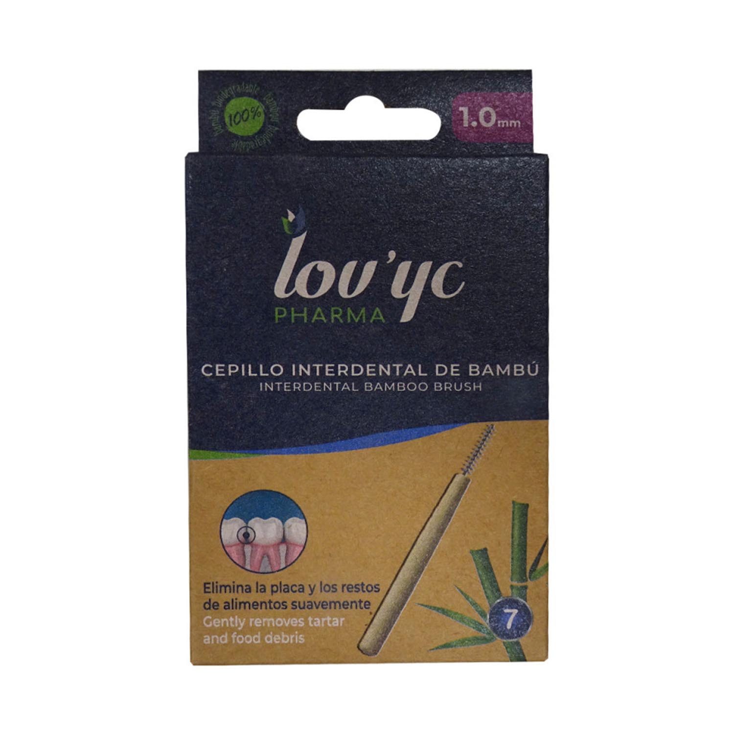 Jag Couture London - New York Elie Saab Lovyc Bambu Cepillo Interdental Caja 1un