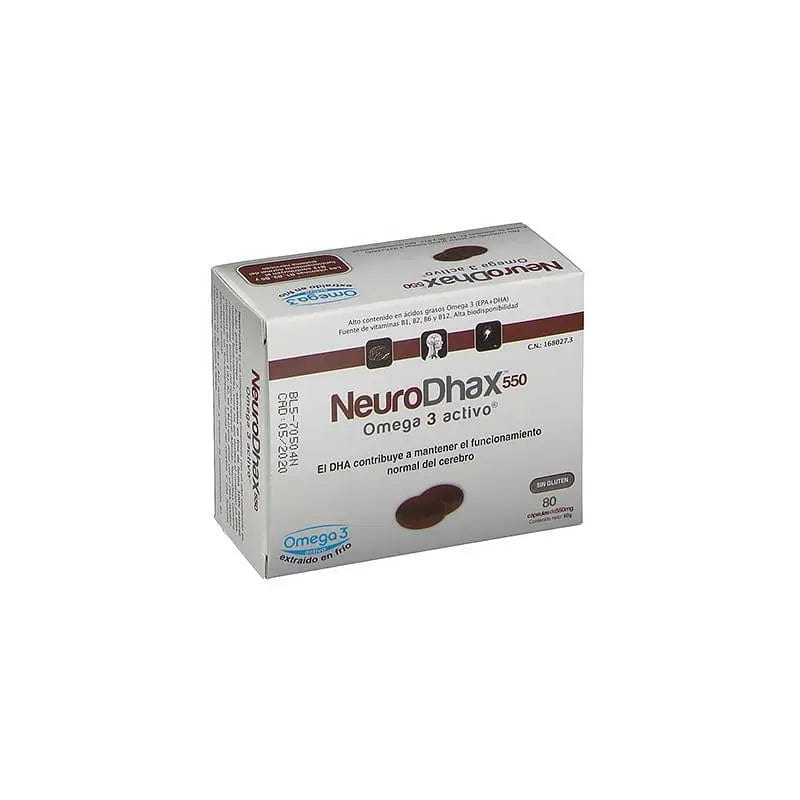 Jag Couture London - New York Epadhax Neurodhax Omega 3 550mg 80 Cápsulas