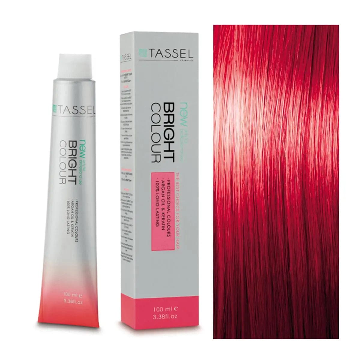 Jag Couture London - New York Eurostil Bright Colour Tinte N7,62 Rubio Medio Rojo Cereza 1un
