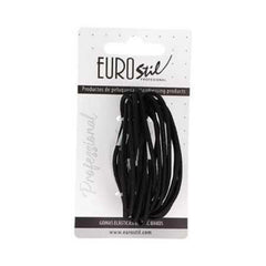 Jag Couture London - New York Eurostil Colita Negro Negro Gomas Finas Pack 1un