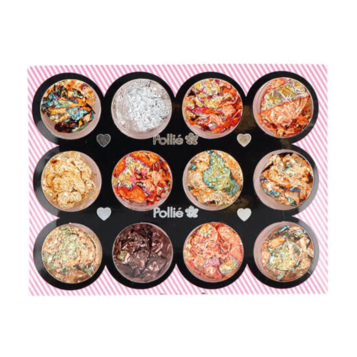 Jag Couture London - New York Eurostil Pan De Oro Nail Art Set 12 Colores 1un