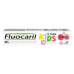 Jag Couture London - New York Fluocaril Kids Bi-fluoride Milk Teeth Strawberry Flavour 3-6 Years 50ml