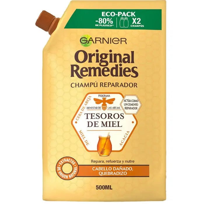 Jag Couture London - New York Garnier Original Remedies Honey Treasures Shampoo 500ml