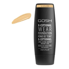 Jag Couture London - New York Gosh X-Ceptional Wear Foundation Long Lasting Makeup 16 Golden 35ml