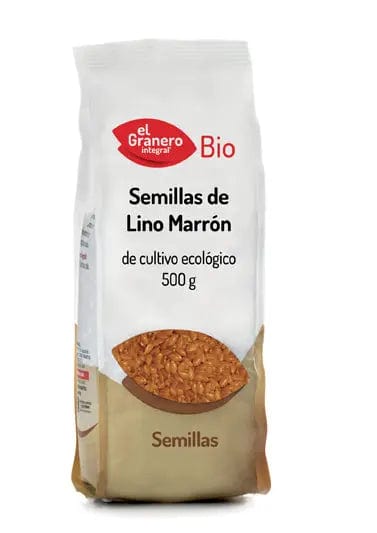 Jag Couture London - New York Granero Semillas De Lino Marrón Bio 500g Tostadas