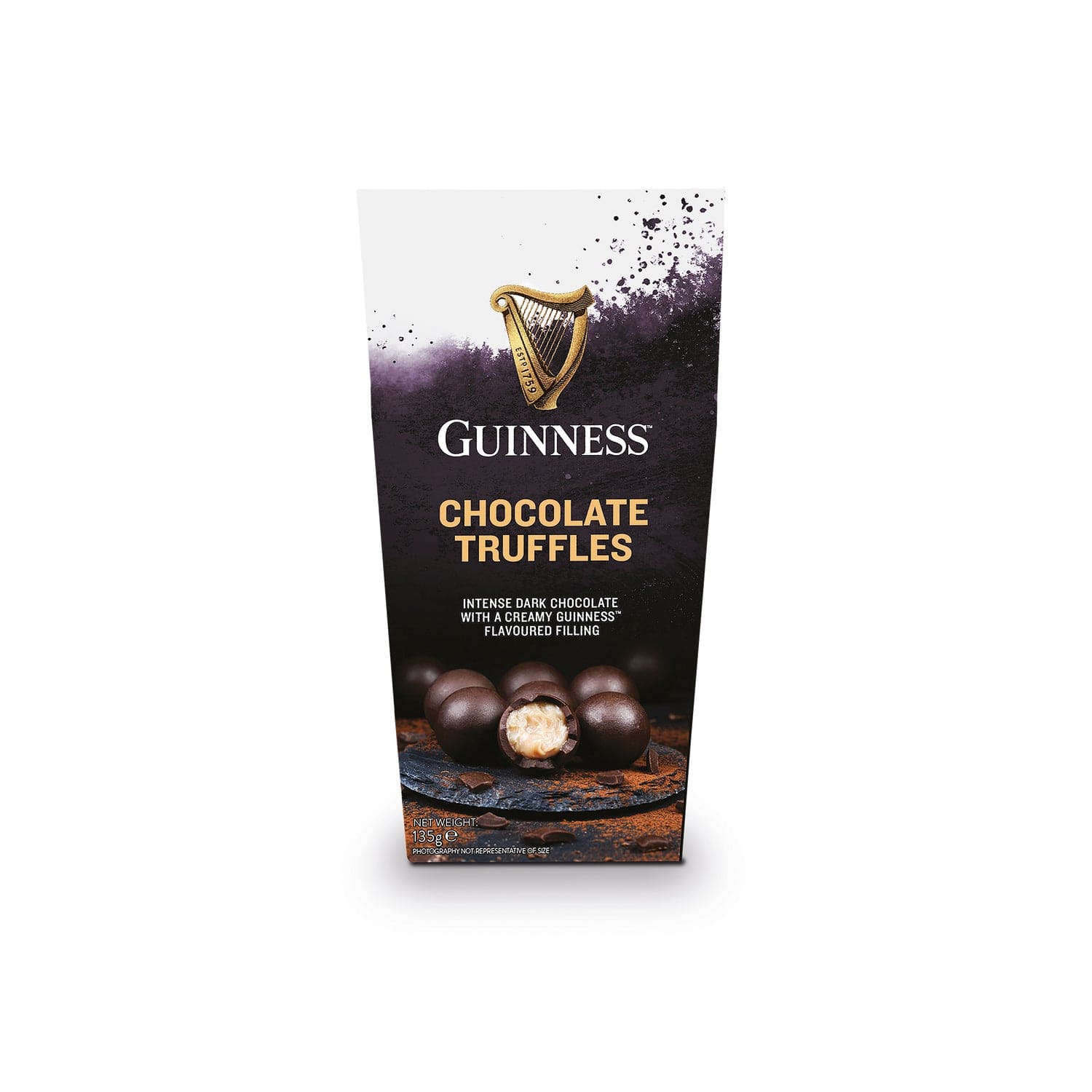 Jag Couture London - New York Guinness twist wrapped dark truffles in carton
