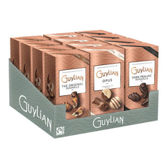 Jag Couture London - New York Guylian Luxe Gift box counter display - seashells 250g, dark seashells 225g, Opus 180g