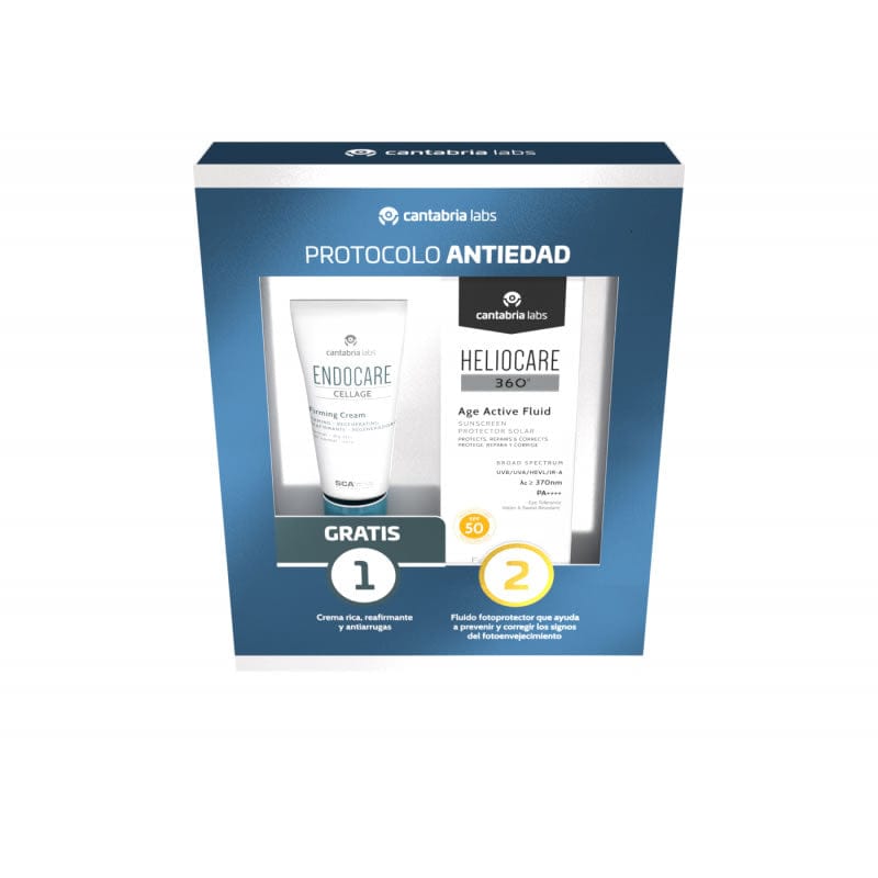 Jag Couture London - New York Heliocare 360 Age Active Fluid Spf50 50ml Set 2 Pieces