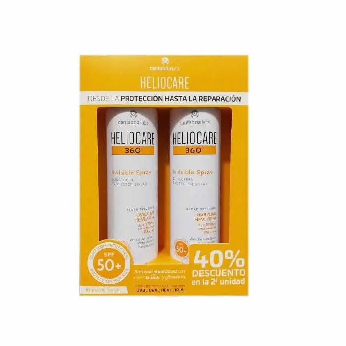 Jag Couture London - New York Heliocare Invisible Spray 360 Spf50+ 2x200ml