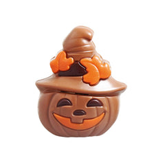 Jag Couture London - New York Hollow milk chocolate pumpkin with hat figure 8.5cm