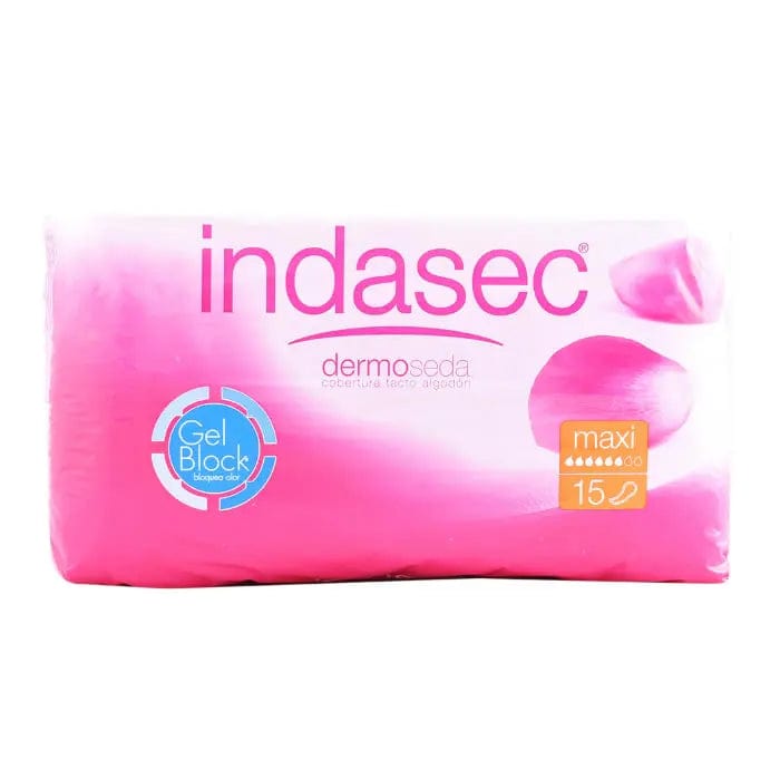 Jag Couture London - New York Indasec Dermoseda Compresses Incontinence Maxi 15 Units