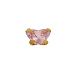 Jag Couture London - New York Inverness 896-10 Pink Butterfly Earrings