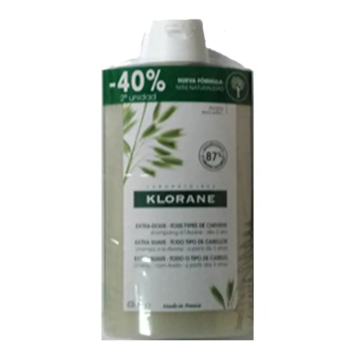 Jag Couture London - New York Klorane Champú Extra Suave Oat 2x400ml
