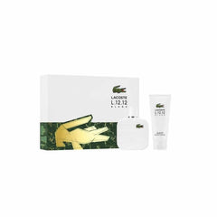 Jag Couture London - New York Lacoste L.12.12 Blanc Men Eau De Toilette Spray 100ml Set 2 Pieces