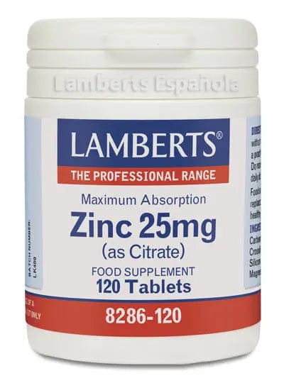 Jag Couture London - New York Lamberts Citrato De Zinc 25 Mg 120 Caps