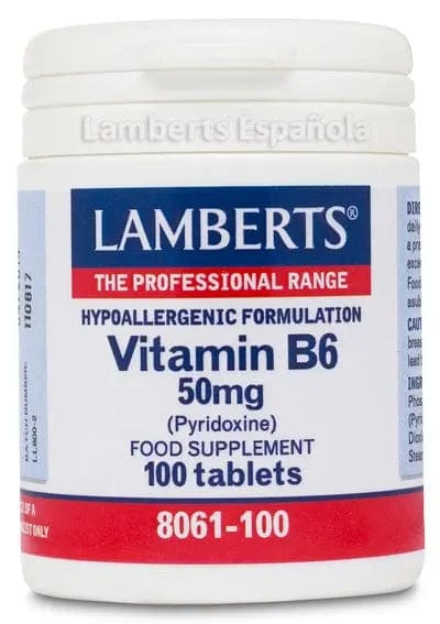 Jag Couture London - New York Lamberts Vitamina B6 50 Mg 100 Tabs