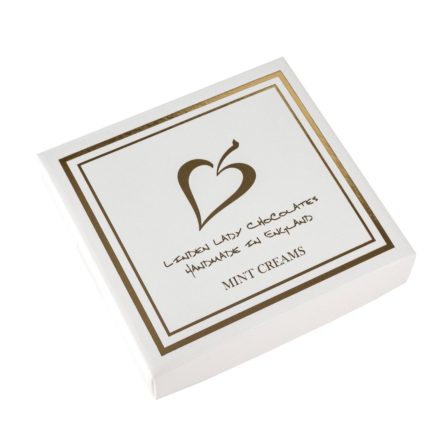 Jag Couture London - New York Linden Lady white gift box of mint creams