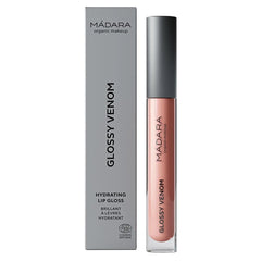Jag Couture London - New York Mádara Madara Glossy Venom Brillo De Labios Hidratante 74 Nude Coral 1un