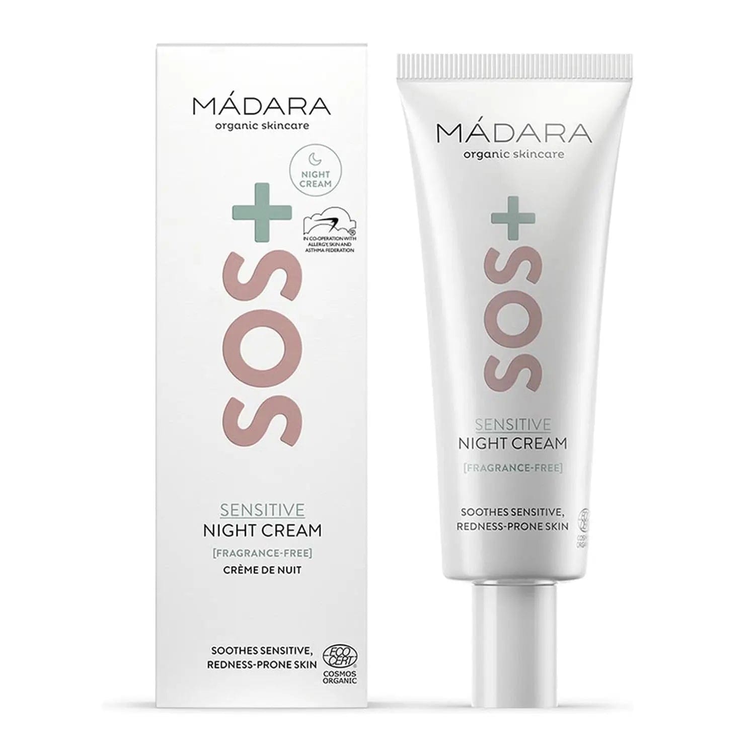 Jag Couture London - New York Mádara Madara Sos Sensitive Crema De Noche Suavizante 70ml