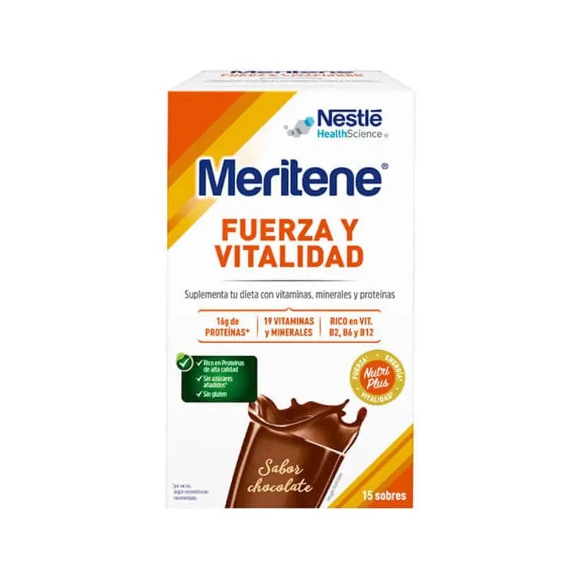 Jag Couture London - New York Meritene Strength And Vitality Chocolate Flavor 15x30g