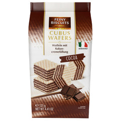 Jag Couture London - New York Mignon Cubus wafers with cocoa cream filling in sachet bag - VAT FREE