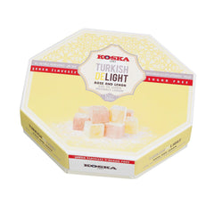 Jag Couture London - New York No sugar added rose and lemon flavoured Turkish Delight in hexagon box