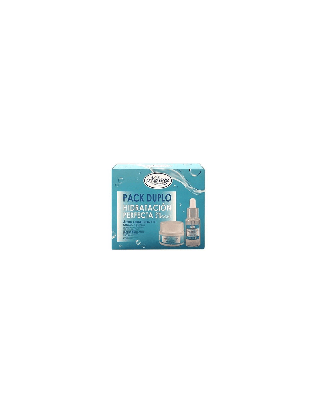Jag Couture London - New York Nurana Pack Duplo Hidratacion Perfecta Dia y Noche Acido Hialuronico