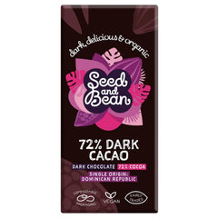 Jag Couture London - New York Organic & Fair Trade 72% extra dark chocolate bar