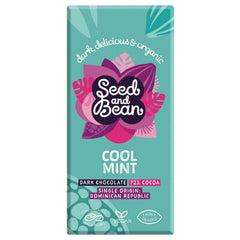 Jag Couture London - New York Organic & Fair Trade 72% extra dark chocolate bar with mint