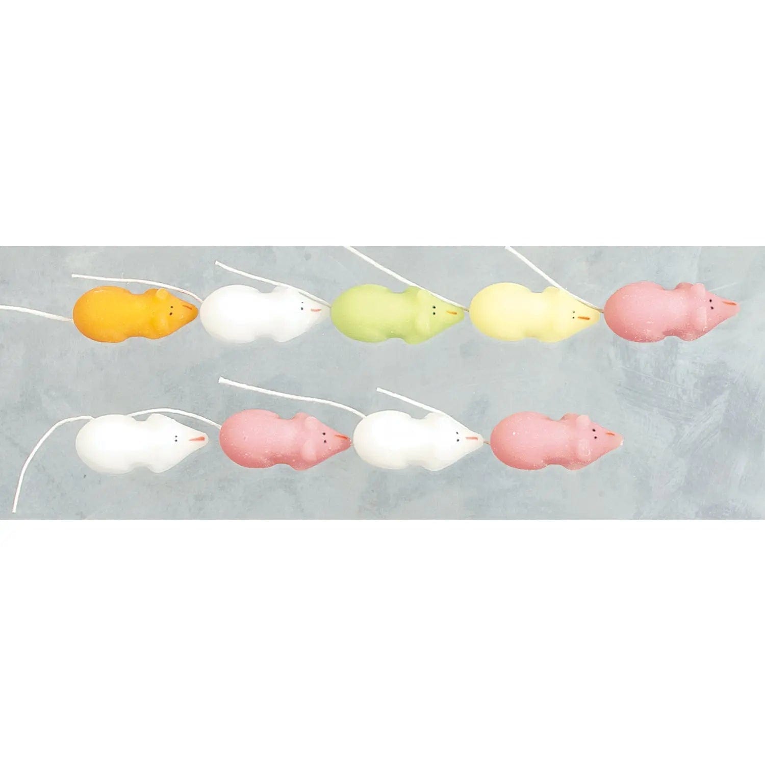 Jag Couture London - New York Pink and white sugar mice in bulk box