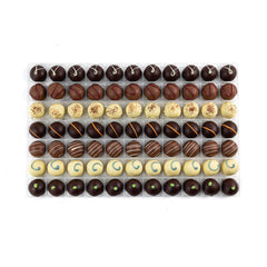 Jag Couture London - New York Premium English Truffle Selection - gin & lime, blueberry & balsamic, champagne, Buck's fizz, cappuccino, cherry bakewell, apricot & amaretto