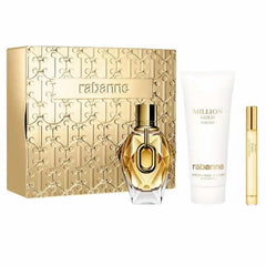 Jag Couture London - New York Rabanne Million Gold For Her Eau De Parfum Spray 90ml Set 3 Pieces