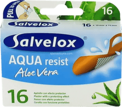 Jag Couture London - New York Salvelox Aqua Resist Aloe Vera Adhesive Dressing 16 Uts
