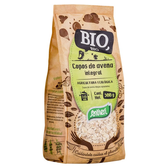 Jag Couture London - New York Santiveri Organic Wholemeal Oat Flakes Bag 500g