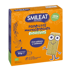 Jag Couture London - New York Smileat Panecillos De Cereales Con Platano y Calabaza Bio 60g