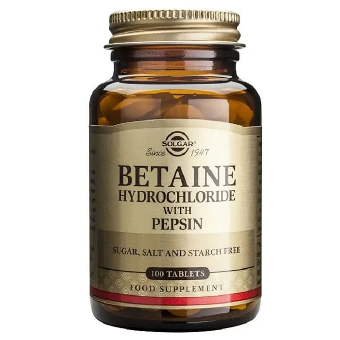 Jag Couture London - New York Solgar Betaine Hydrochloride 100 Tablets