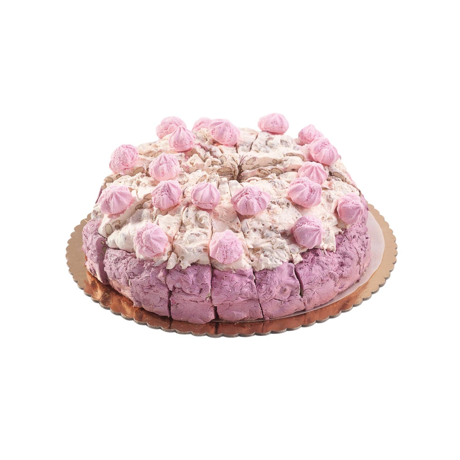 Jag Couture London - New York Strawberry Meringue flavoured handmade soft nougat cake
