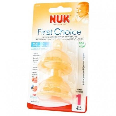 Jag Couture London - New York Tetina Ancha First Choice 1 S Latex 2 Unidades Nuk
