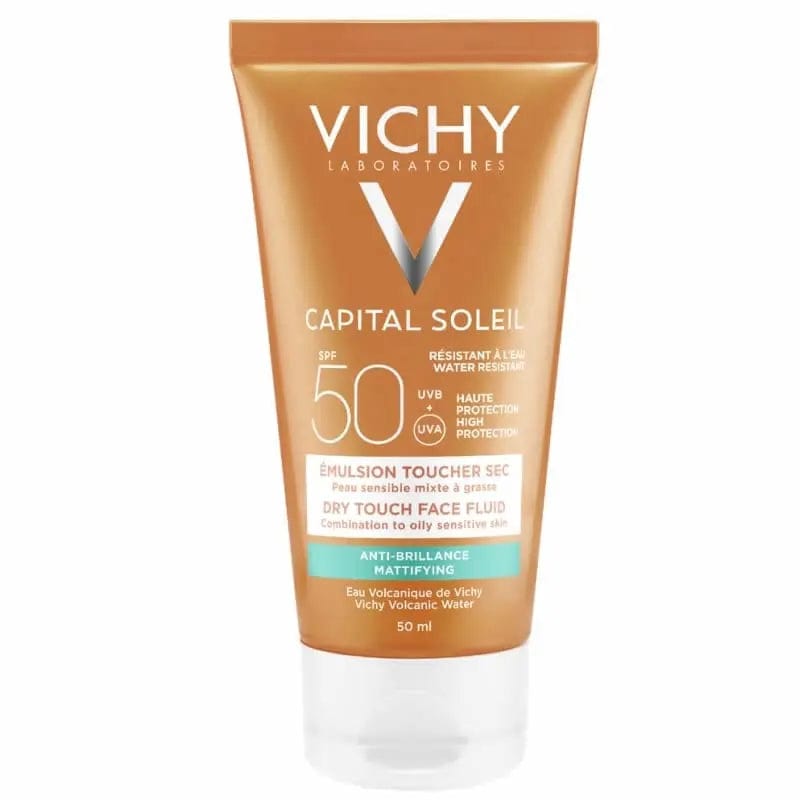 Jag Couture London - New York Vichy Capital Soleil Mattifying Face Fluid Dry Touch Spf50 50ml