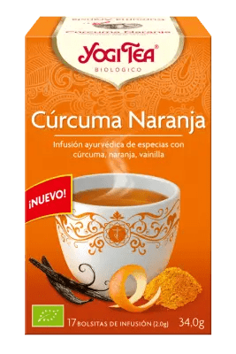 Jag Couture London - New York Yogi Tea Curcuma Naranja 17 X 2g