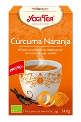 Jag Couture London - New York Yogi Tea Curcuma Naranja 17 X 2g