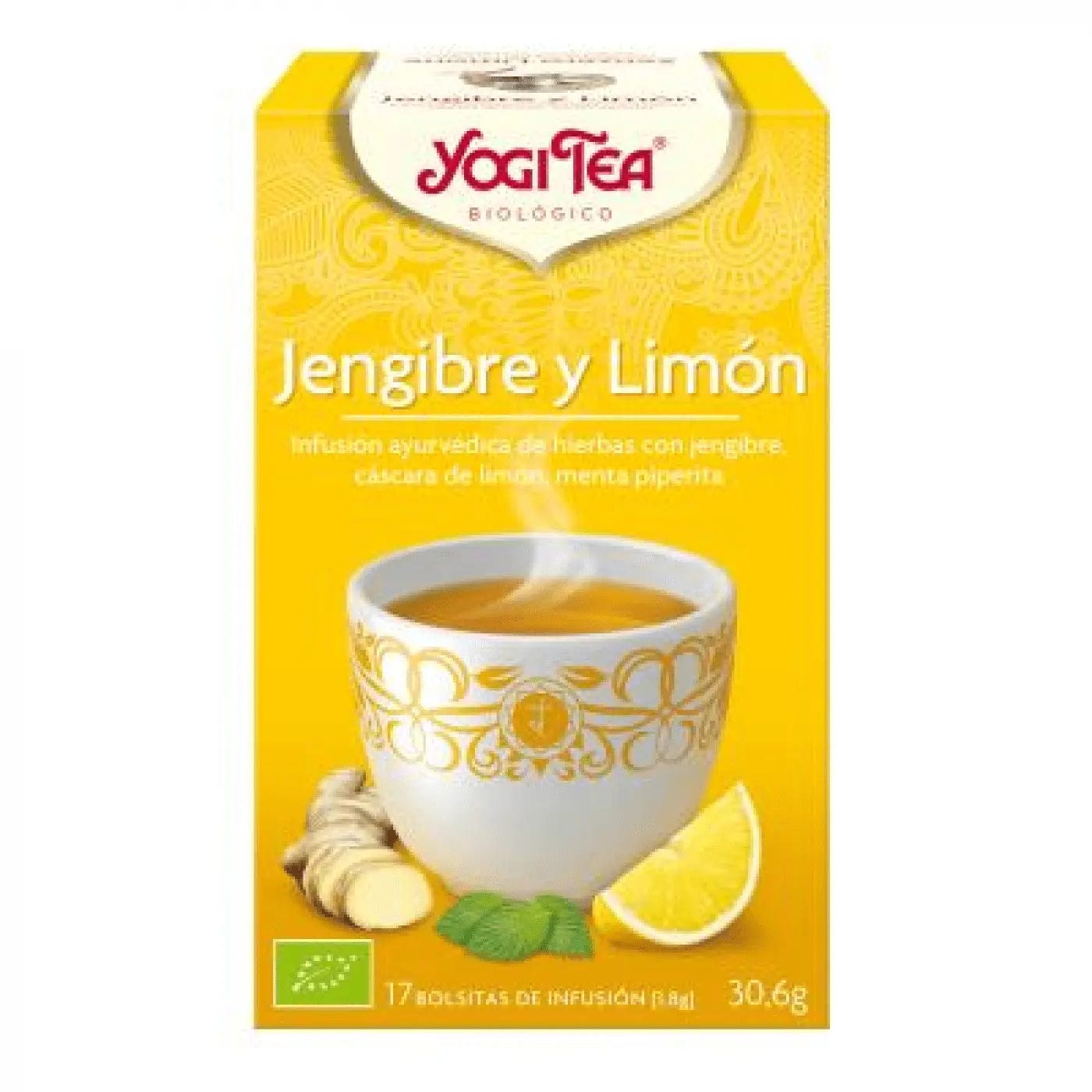 Jag Couture London - New York Yogi Tea Jengibre y Limon 17 Bolsitas