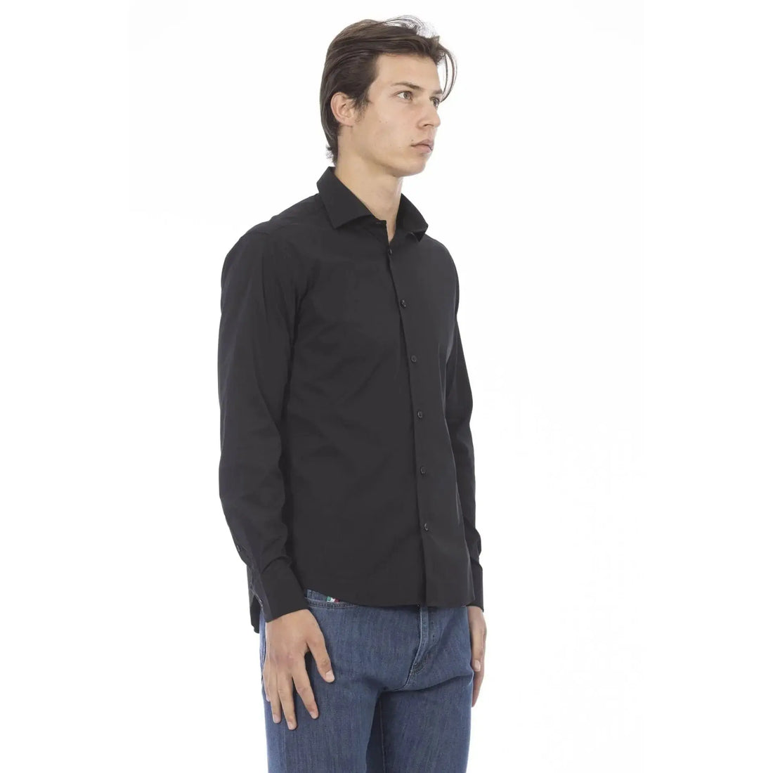 Baldinini-Trend-MELODY_114NERO-The-Ultimate-Black-Shirt-for-Men Jag Couture London - New York