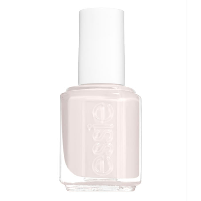 Essie Nail Color Nail Polish in Marshmallow, 13.5ml, showcasing the soft, creamy pale pink shade in a sleek bottle.